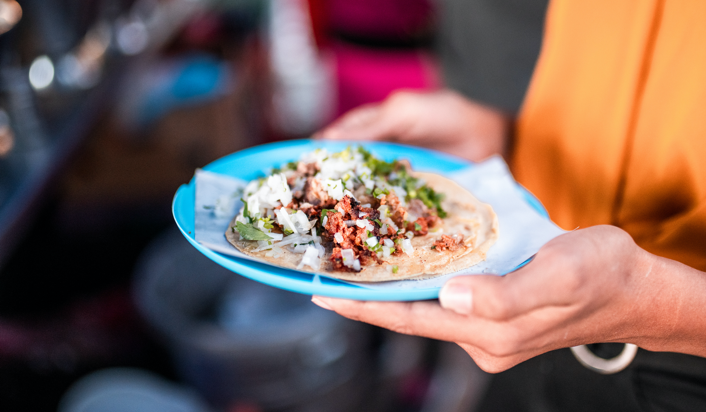 Disfruta de unos taquitos sin miedo a ensuciar tu ropa.